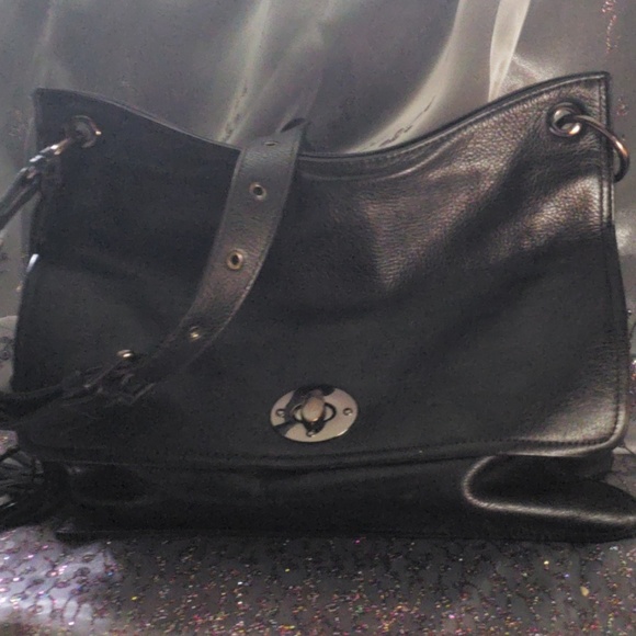 Clements Ribeiro black leather shoulder bag - Picture 4 of 5